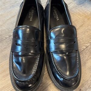 Arizona Jean Company Men's Glossy Black Slip-Ons